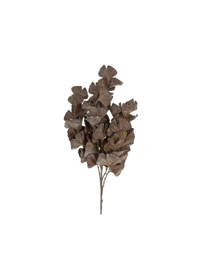 Indaba Trading Ginkgo Leaves Branch in Brown