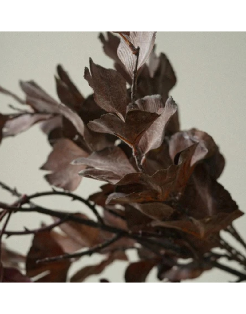 Indaba Trading Autumn Leaves Branch in Dark Purple