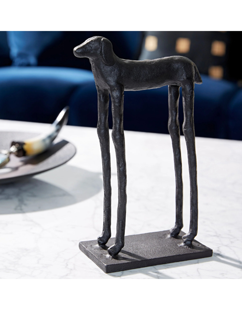 Indaba Trading Doggy Long Legs Statue in Black