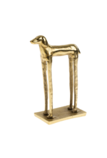 Indaba Trading Doggy Long Legs Statue in Gold