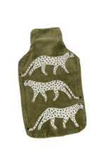 Indaba Trading Leopard Velvet Hot Water Bottle
