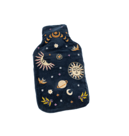 Indaba Trading Night Sky Velvet Hot Water Bottle