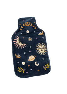 Indaba Trading Night Sky Velvet Hot Water Bottle