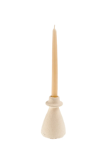 Indaba Trading Arta White Terracotta Candle Holder Medium