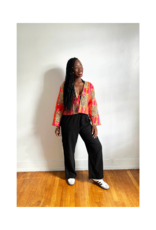 French Toast The Clara Jacket in Orange Pink Tiger by French Toast