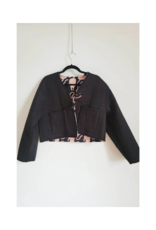 French Toast The Clara Jacket in Black Tiger by French Toast