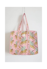 French Toast Weekend Tote in Light Pink Leopard by French Toast