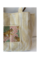 French Toast Weekend Tote in Tan Pink Leopard by French Toast