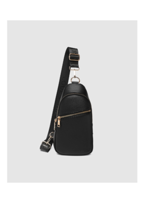 Louenhide Bella Sling Bag in Black by Louenhide