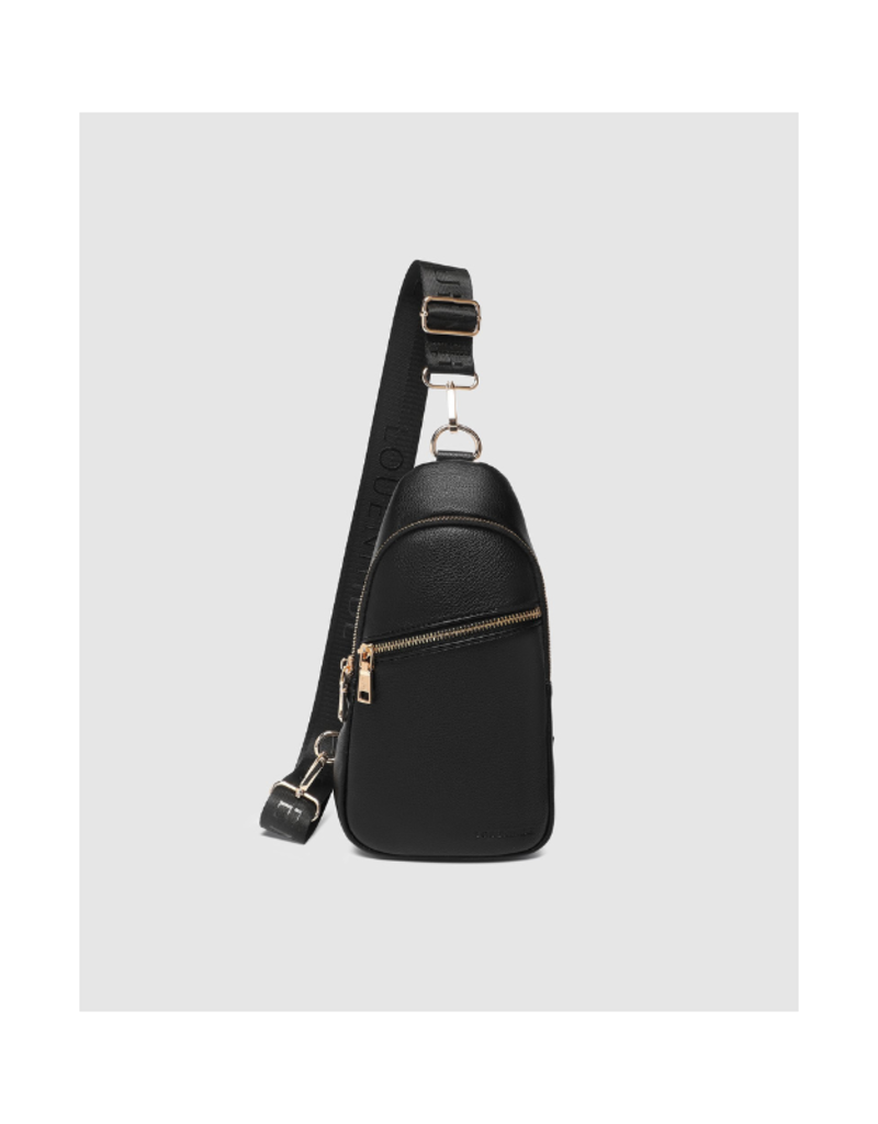 Louenhide Bella Sling Bag in Black by Louenhide