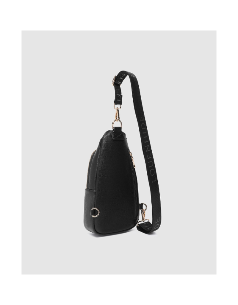 Louenhide Bella Sling Bag in Black by Louenhide