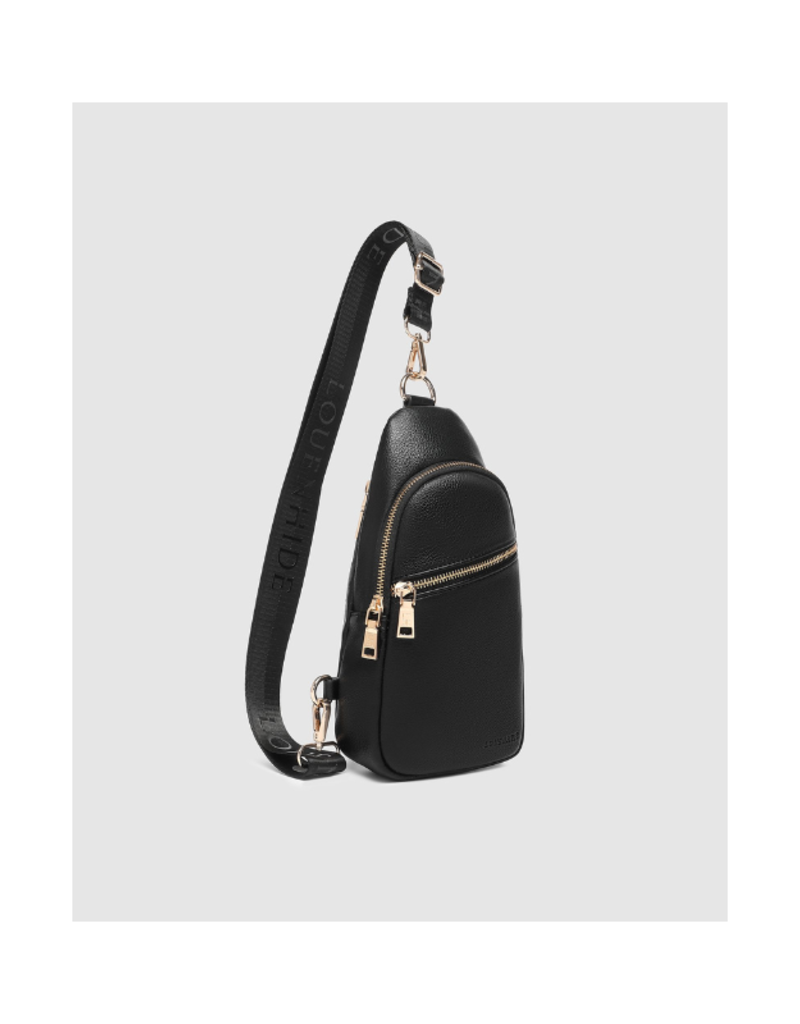 Louenhide Bella Sling Bag in Black by Louenhide