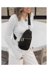 Louenhide Bella Sling Bag in Black by Louenhide