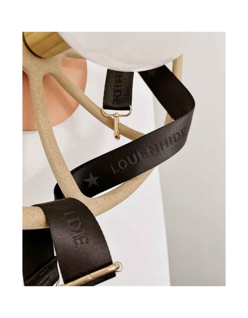 Louenhide Logo Guitar Strap in Black by Louenhide