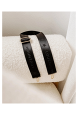 Louenhide Logo Guitar Strap in Black by Louenhide