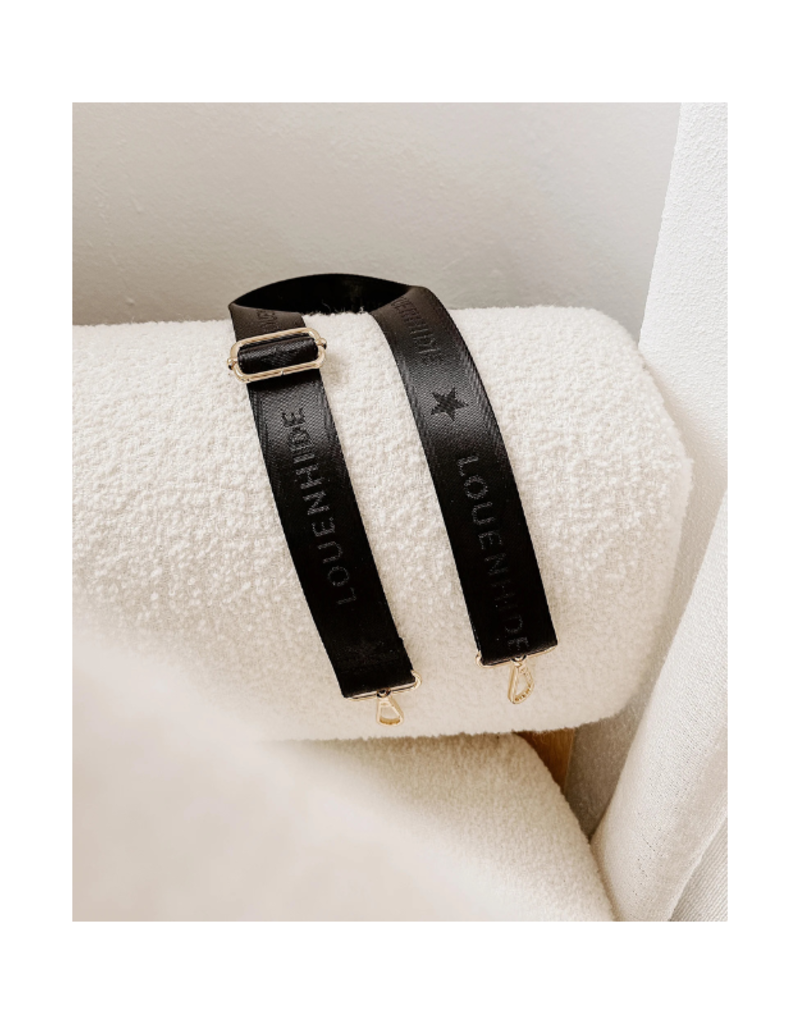 Louenhide Logo Guitar Strap in Black by Louenhide