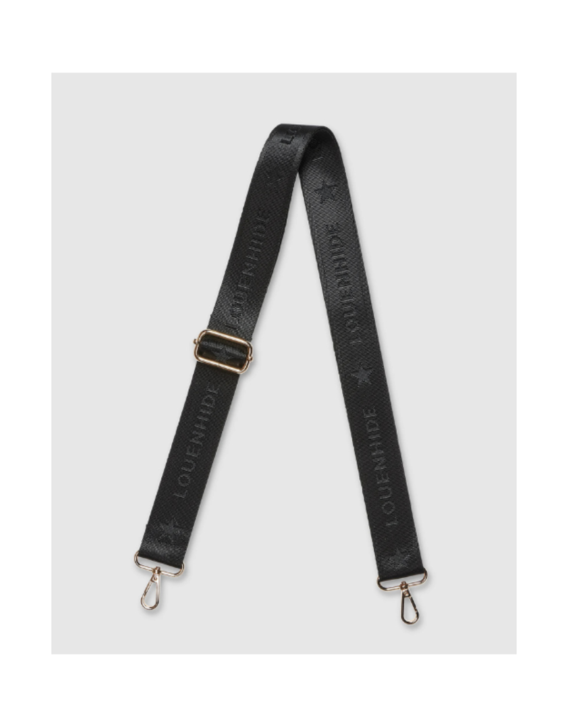 Louenhide Logo Guitar Strap in Black by Louenhide