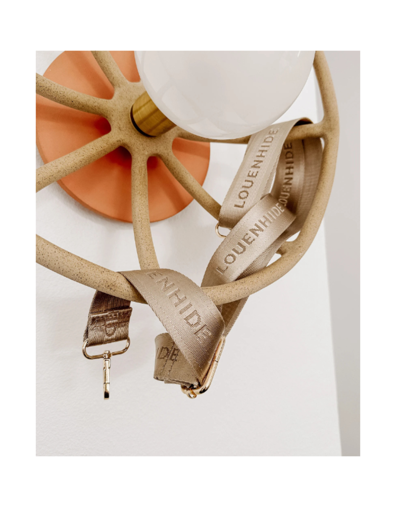 Louenhide Logo Guitar Strap in Natural by Louenhide