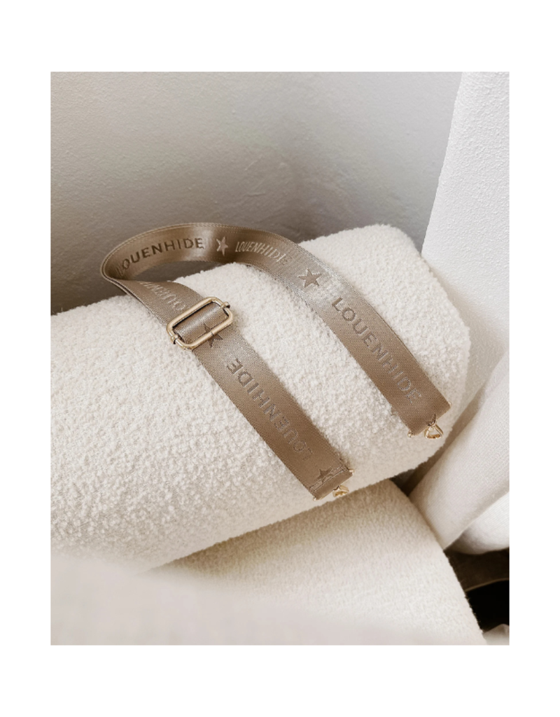 Louenhide Logo Guitar Strap in Natural by Louenhide