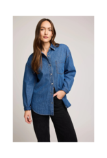 Gentle Fawn Whitney Denim Shirt in Medium Wash by Gentle Fawn