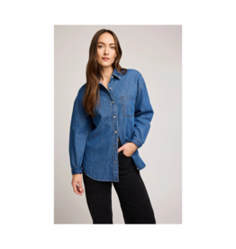 Gentle Fawn Whitney Denim Shirt in Medium Wash by Gentle Fawn