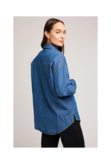 Gentle Fawn Whitney Denim Shirt in Medium Wash by Gentle Fawn