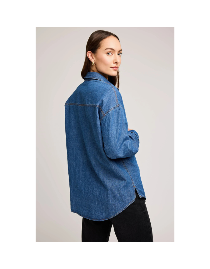 Gentle Fawn Whitney Denim Shirt in Medium Wash by Gentle Fawn