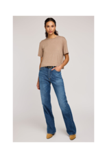 Gentle Fawn Jaxon Tee in Heather Khaki by Gentle Fawn