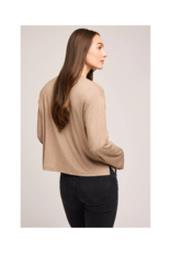 Gentle Fawn Indy Longsleeve Top in Heather Khaki by Gentle Fawn