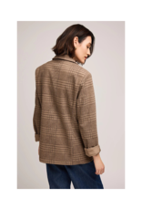 Gentle Fawn Sapphira Blazer Coat in Chocolate Clencheck by Gentle Fawn