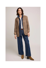 Gentle Fawn Sapphira Blazer Coat in Chocolate Clencheck by Gentle Fawn