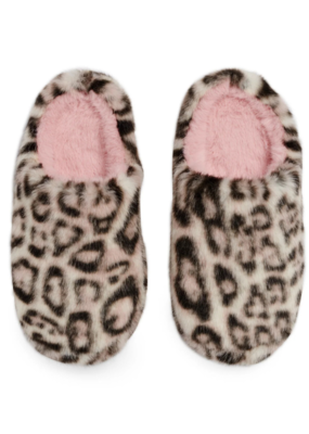 Shiraleah Rosette Leopard Slippers