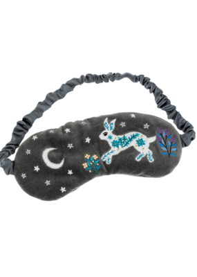 Indaba Trading Celestial Rabbit Velvet Eye Mask