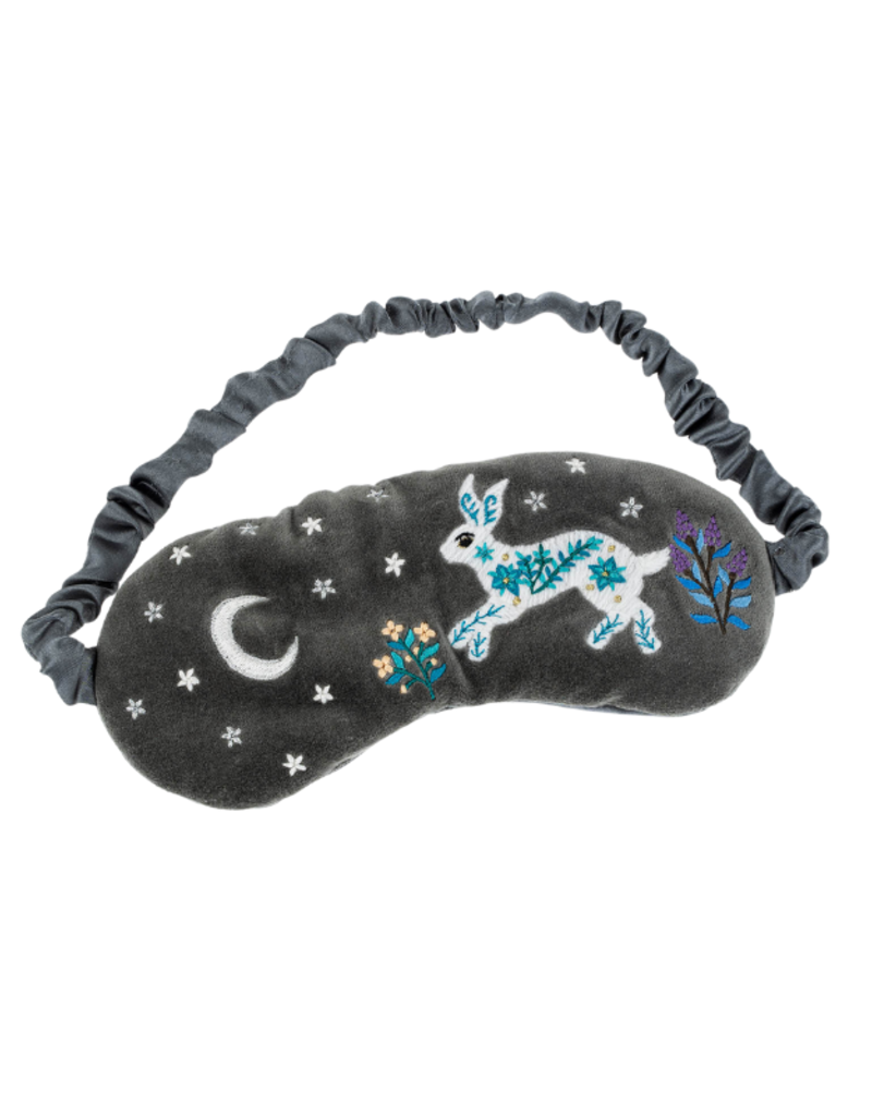 Indaba Trading Celestial Rabbit Velvet Eye Mask