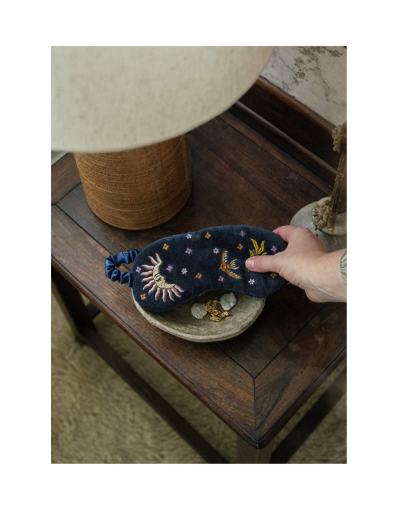 Indaba Trading Celestial Rabbit Velvet Eye Mask