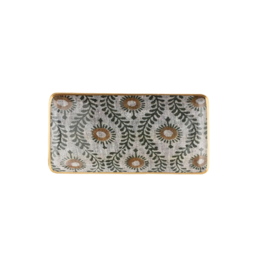 Indaba Trading Indira Enameled Rectanlge Tray Large