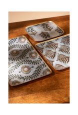 Indaba Trading Indira Enameled Rectanlge Tray Large