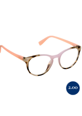 Peepers Peepers Readers Ember Chai Tortoise Pink 2.00