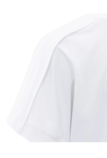 YAYA Jersey Top with Folded Detail Pure White by YAYA