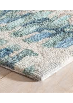 Dash & Albert Paint Chip Wool Rug in Blue 8'x10' by Dash & Albert