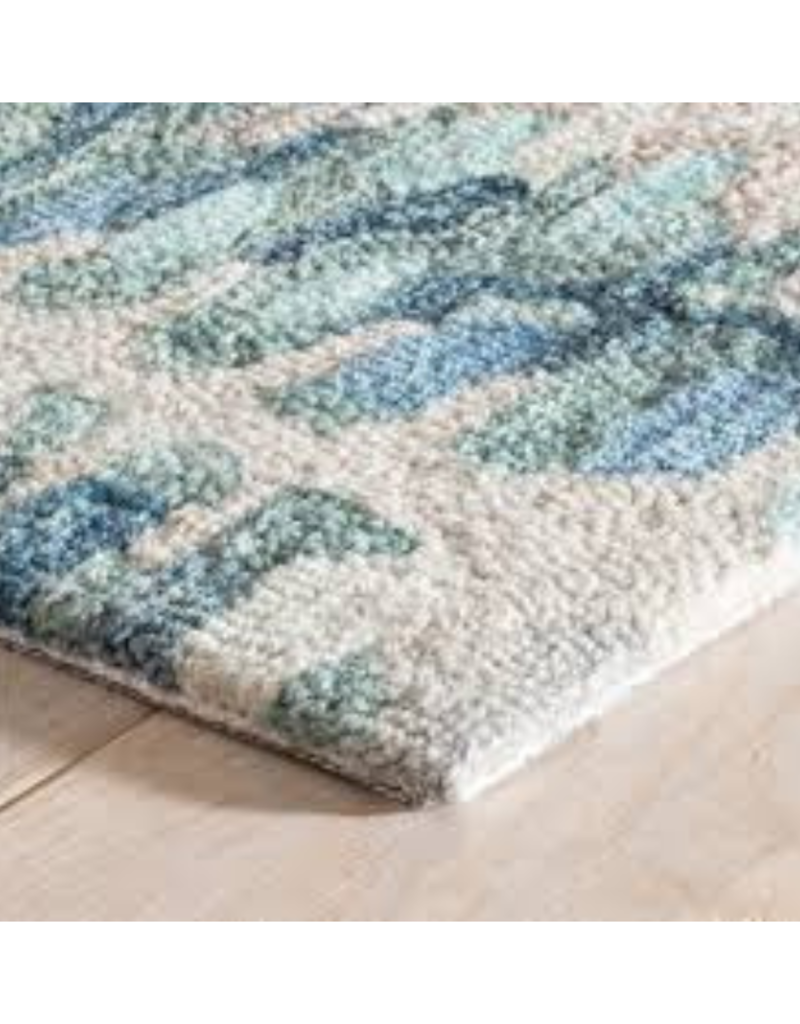 Dash & Albert Paint Chip Wool Rug in Blue 8'x10' by Dash & Albert