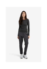 YAYA Light Structured Knit Top in Oyster Black by YAYA