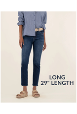 Kut from the Kloth Reese High Rise Fab Ab Ankle Straight Long 29" in Enchantment by Kut from the Kloth