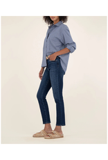 Kut from the Kloth Reese High Rise Fab Ab Ankle Straight Long 29" in Enchantment by Kut from the Kloth