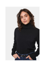 Saint Tropez Mila Turtleneck in Black by Saint Tropez