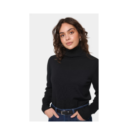 Saint Tropez Mila Turtleneck in Black by Saint Tropez
