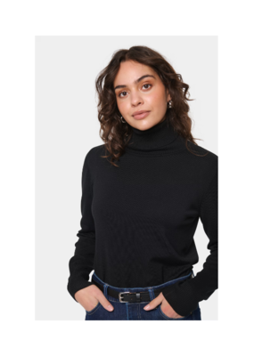 Saint Tropez Mila Turtleneck in Black by Saint Tropez