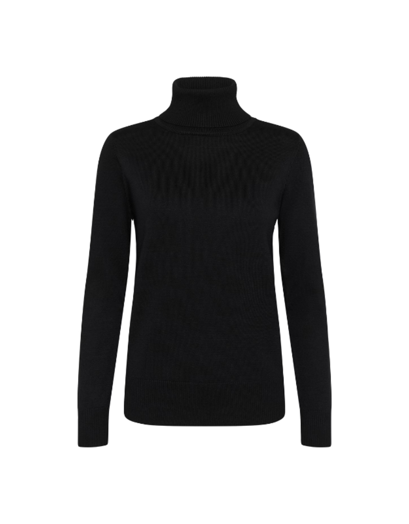 Saint Tropez Mila Turtleneck in Black by Saint Tropez