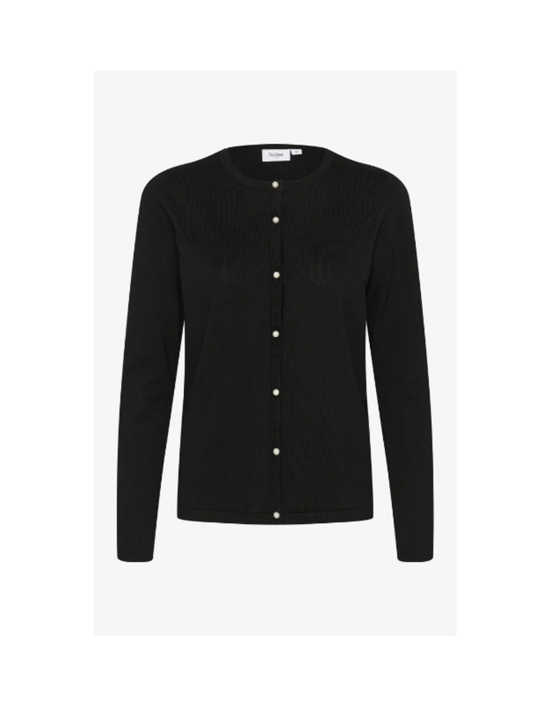 Saint Tropez Jemma Cardigan in Black by Saint Tropez