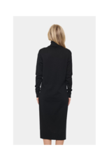 Saint Tropez Mila Turtleneck Long Dress in Black by Saint Tropez